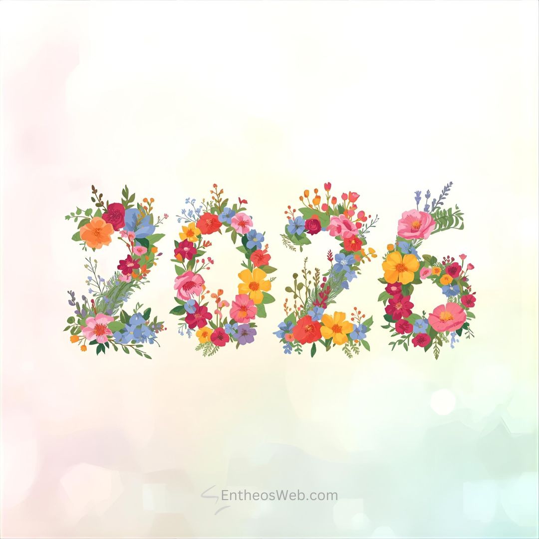 2026 Colorful Flowers | 2026 and Welcome 2026 Images | Entheosweb 2026
