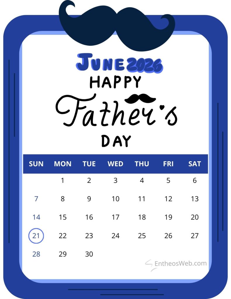 June 2026 Calendars with Holidays and Observances (US) | EntheosWeb