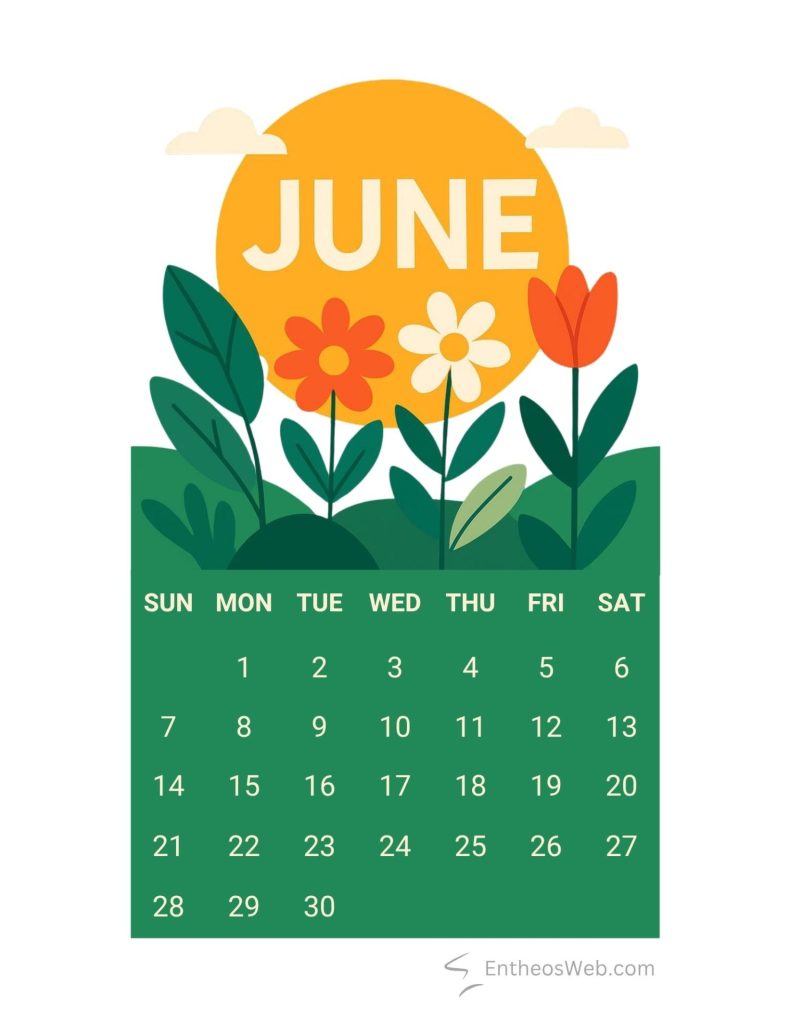 June calendar 2026 sun and flowers | june 2026 calendar printables | entheosweb June calendar 2026 sun and flowers june calendar 2026 sun and flowers