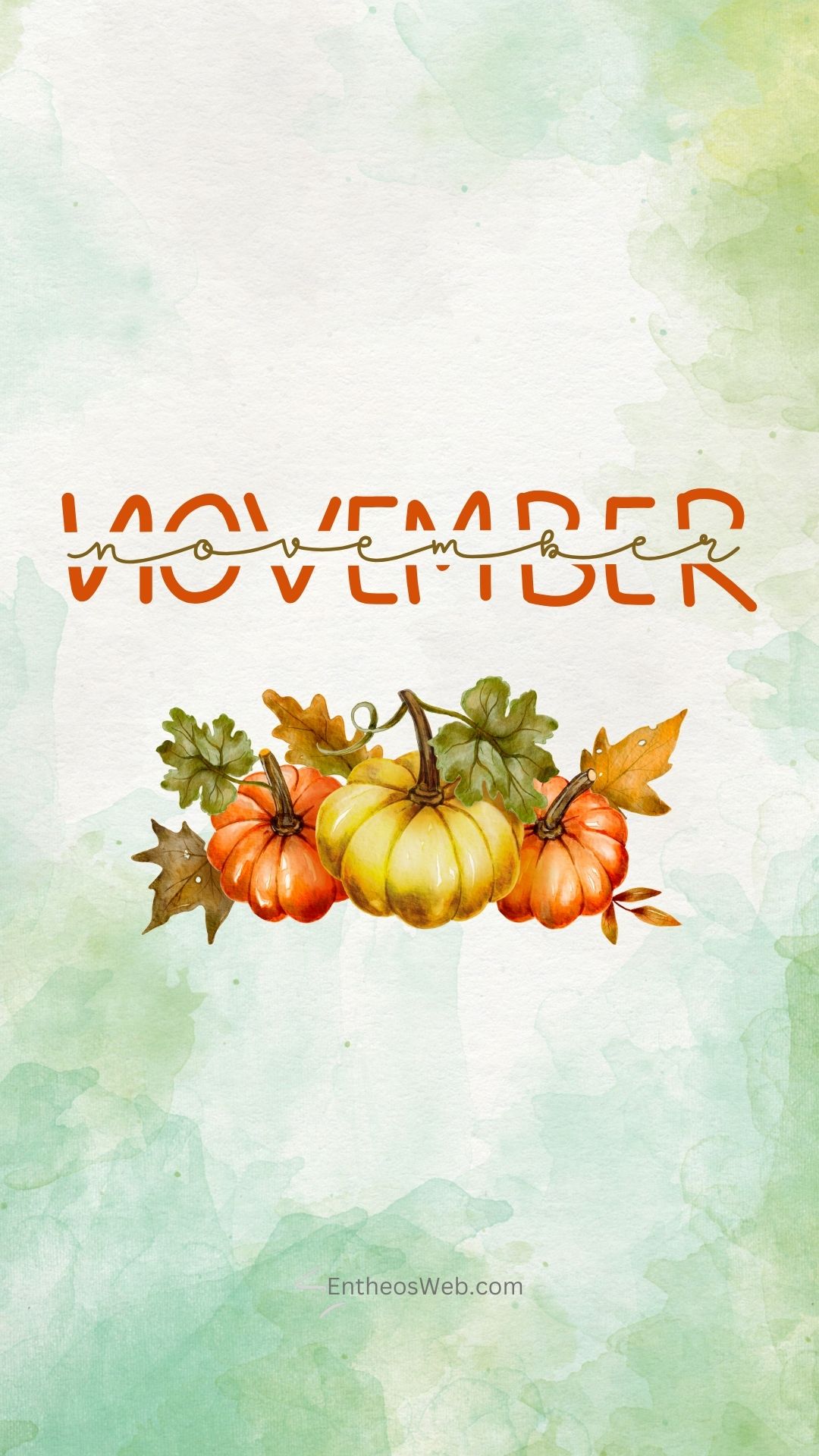 November Phone Wallpaper   Pumpkins   by Entheosweb | November Phone Wallpapers | Entheosweb November phone wallpaper
