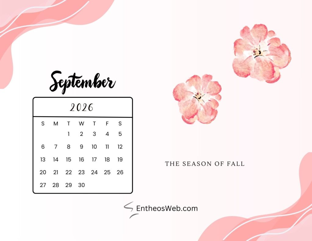 September 2026 calendar printable