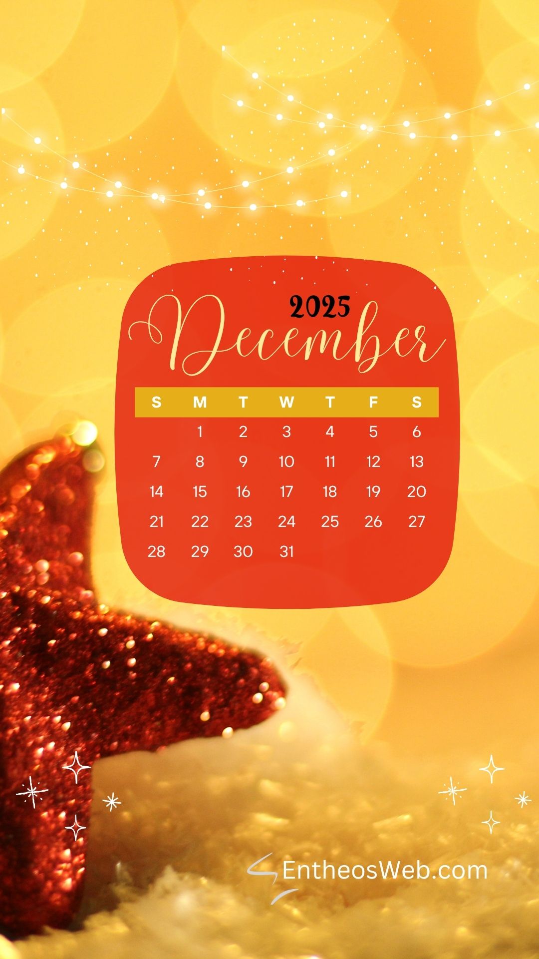 December 2025 calendar phone wallpaper star | december 2025 calendar phone wallpaper | entheosweb December 2025 calendar phone wallpaper screensaver
