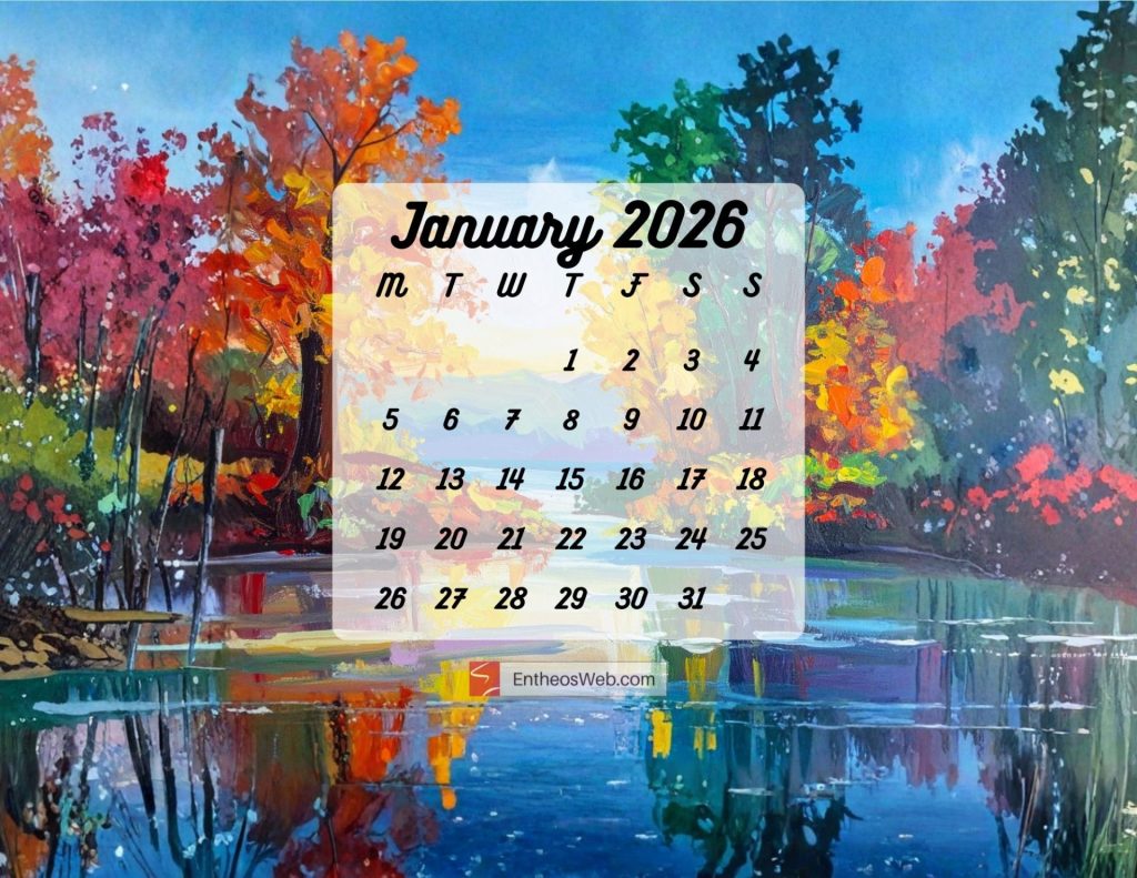 January 2026 Calendars & Planners for Print | EntheosWeb