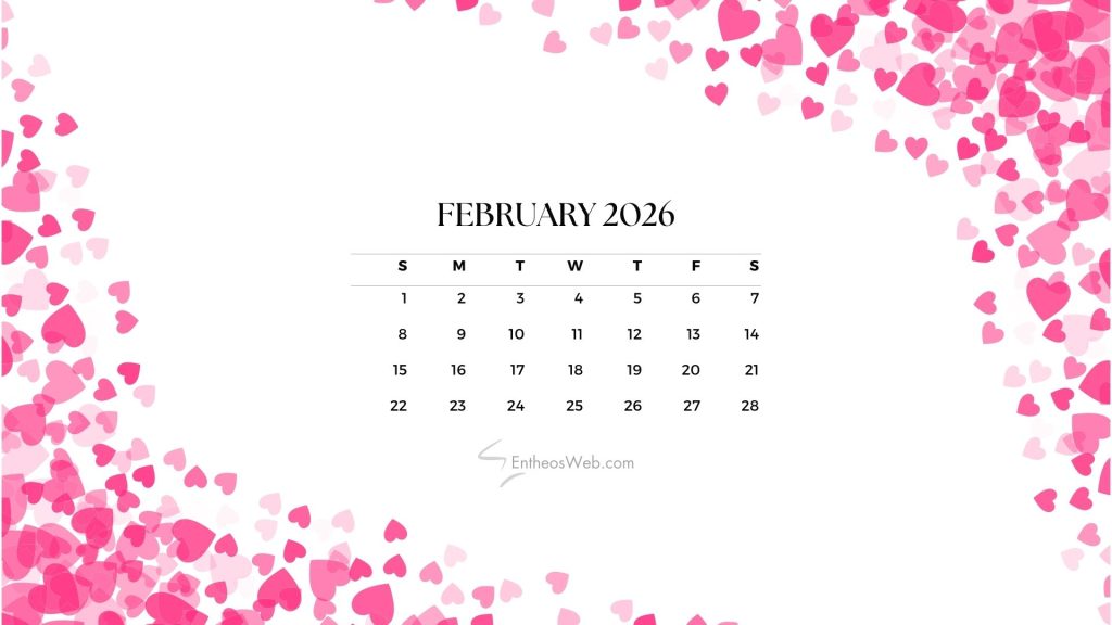 February 2026 Desktop Wallpaper Calendars | EntheosWeb