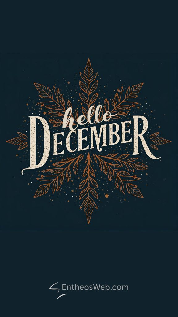 Hello December Phone Wallpaper Backgrounds | EntheosWeb