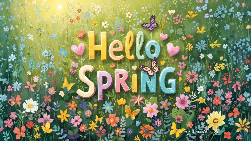 Spring Desktop Wallpaper – Flower/Floral Background Designs | EntheosWeb