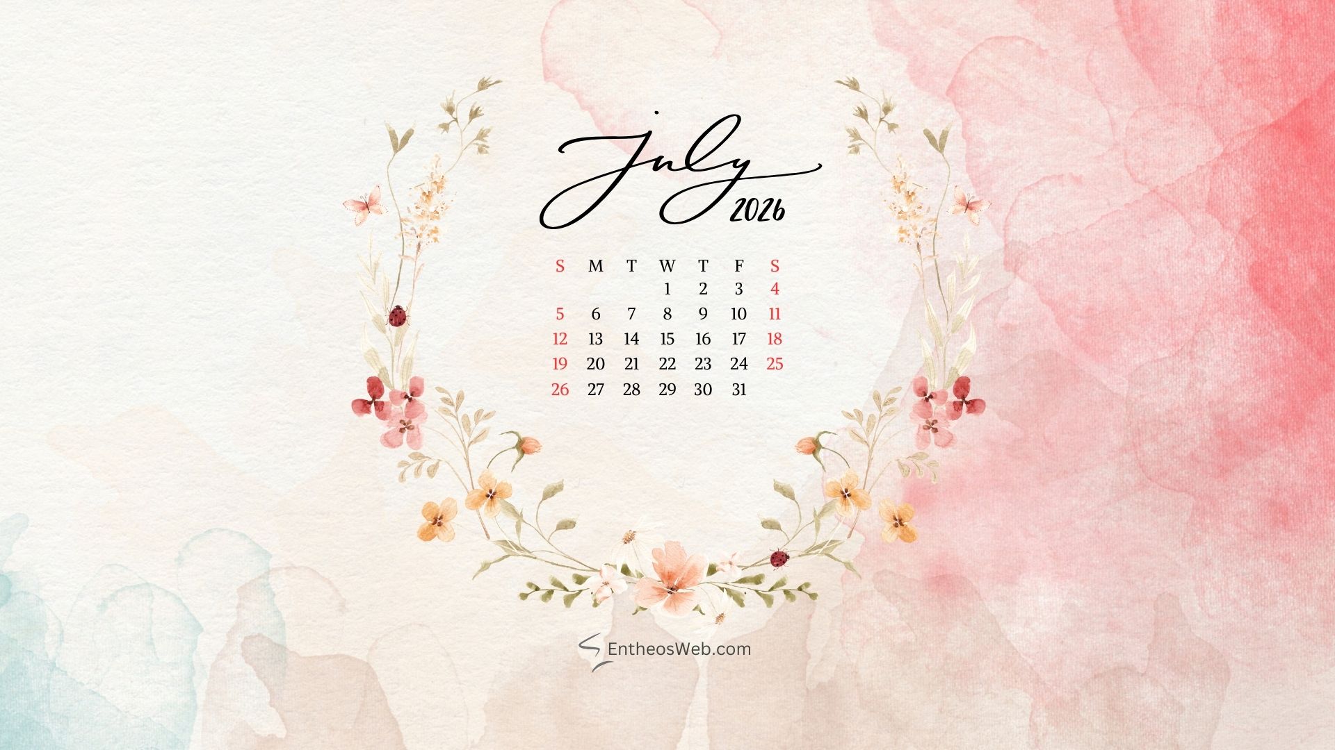 July 2026 Calendar Desktop Laptop Wallpapers EntheosWeb July 2026 Calendar Desktop Laptop Wallpapers EntheosWeb
