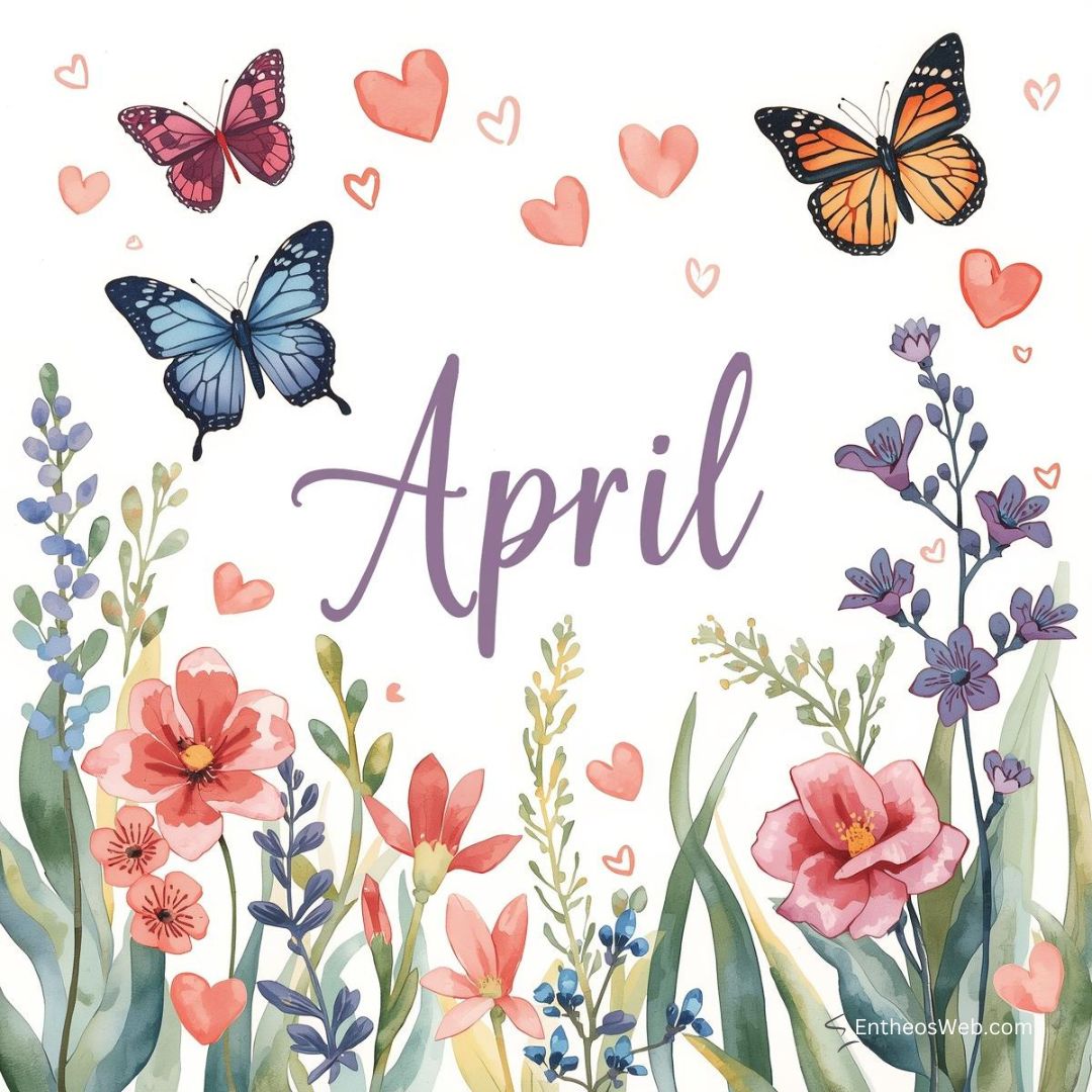 April butterflies and hearts and flowers | april images | entheosweb April butterflies and hearts and flowers