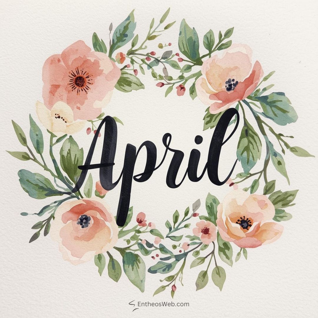 April floral wreath | april images | entheosweb April floral wreath