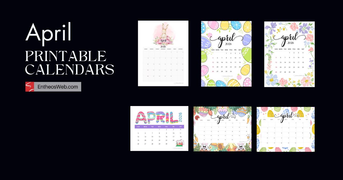 April Printable Calendars