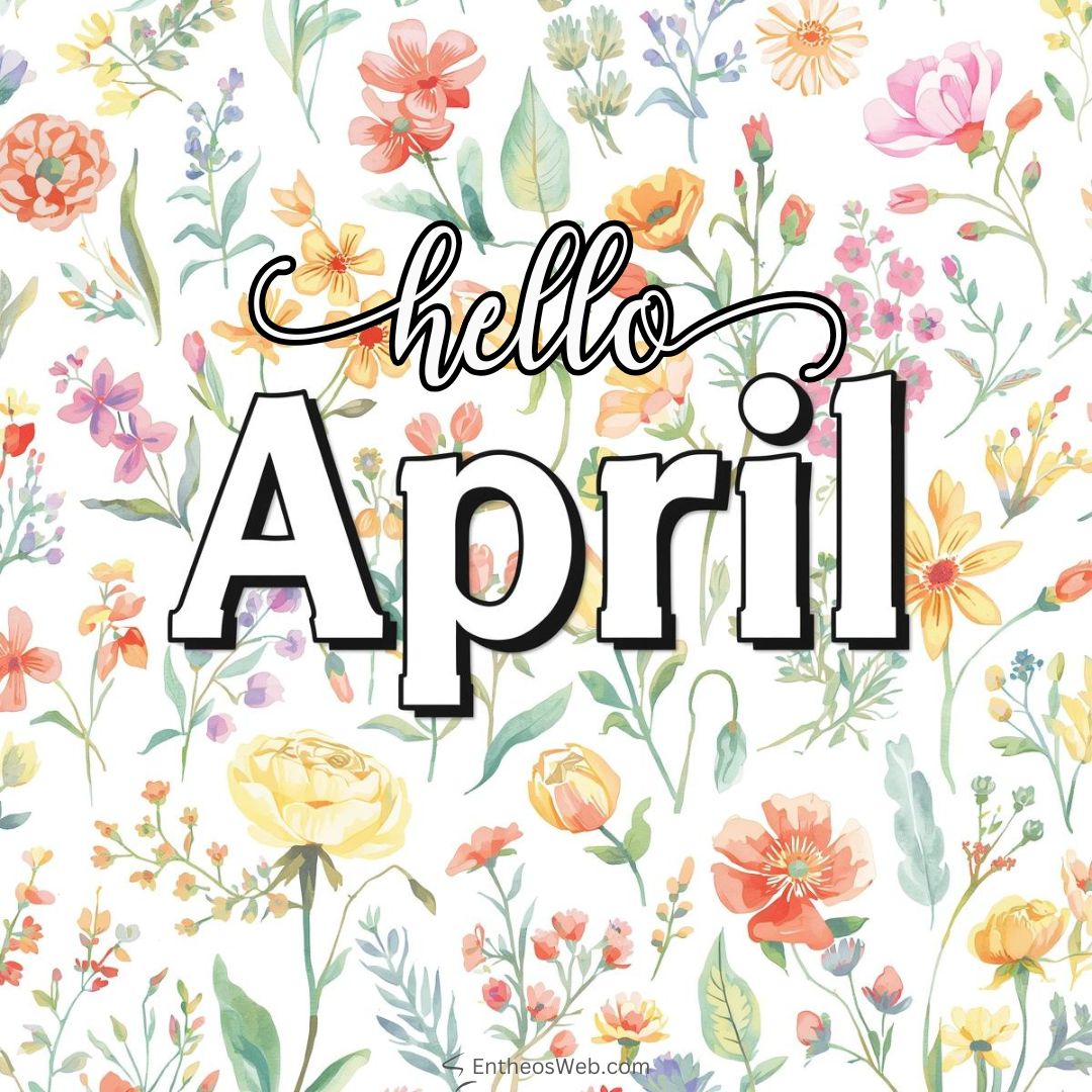 Hello april floral background | hello april images | entheosweb Hello april floral background