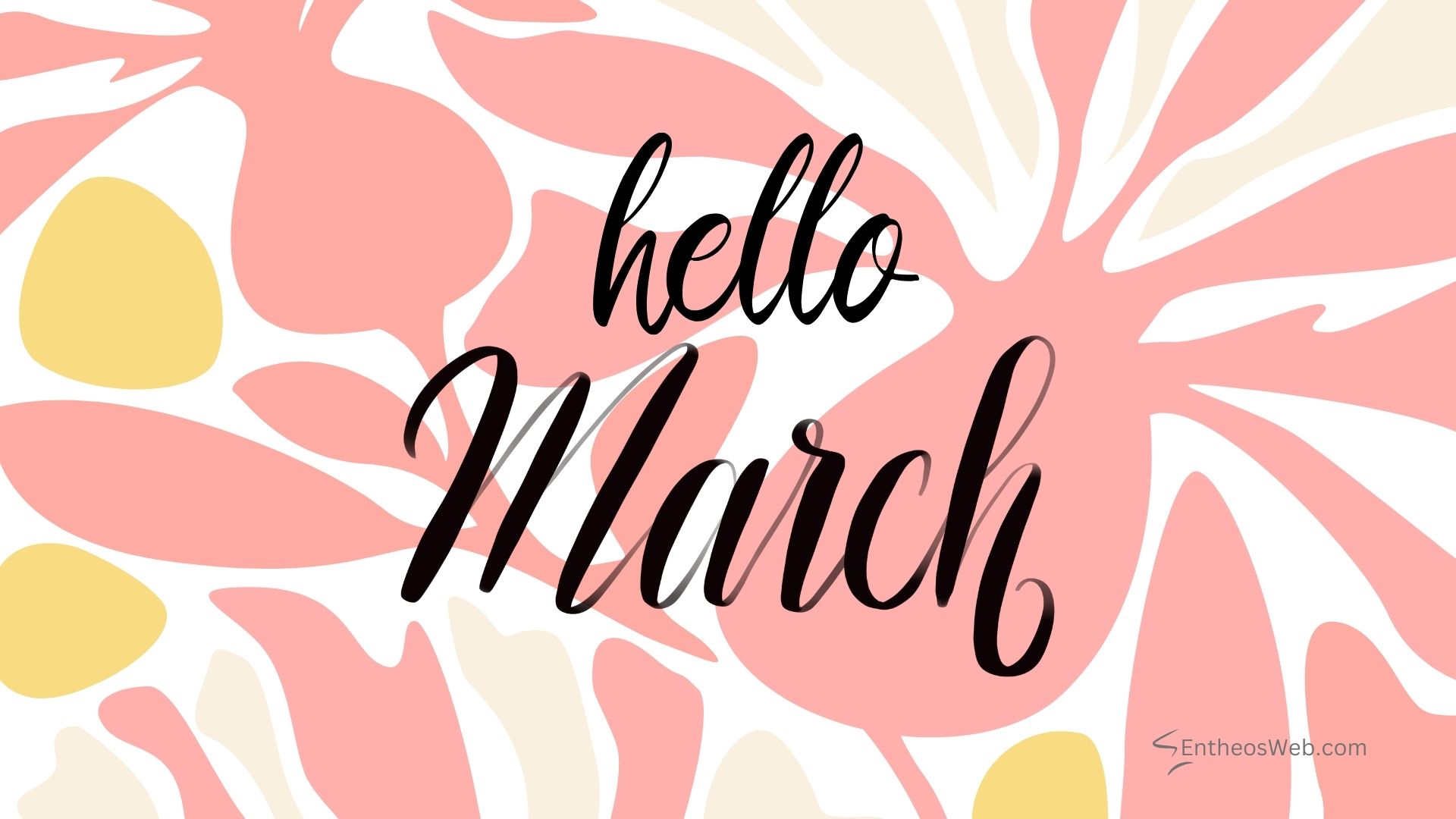 Hello march pink yellow white desktop wallpaper | hello march images wallaper backgrounds facebook covers | entheosweb Hello march pink yellow white desktop wallpaper