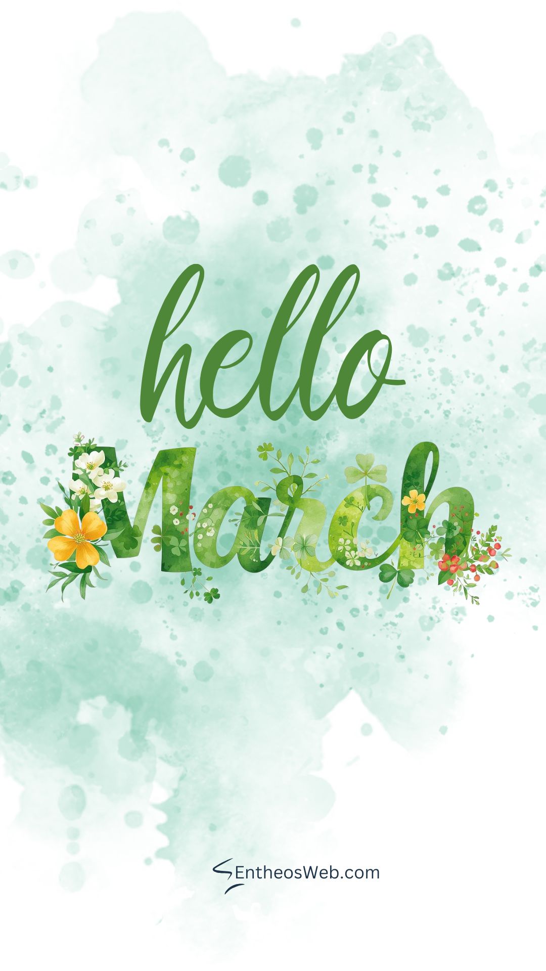Hello march spring and st patricks day phone wallpaper | hello march images wallaper backgrounds facebook covers | entheosweb Hello march phone wallpaper