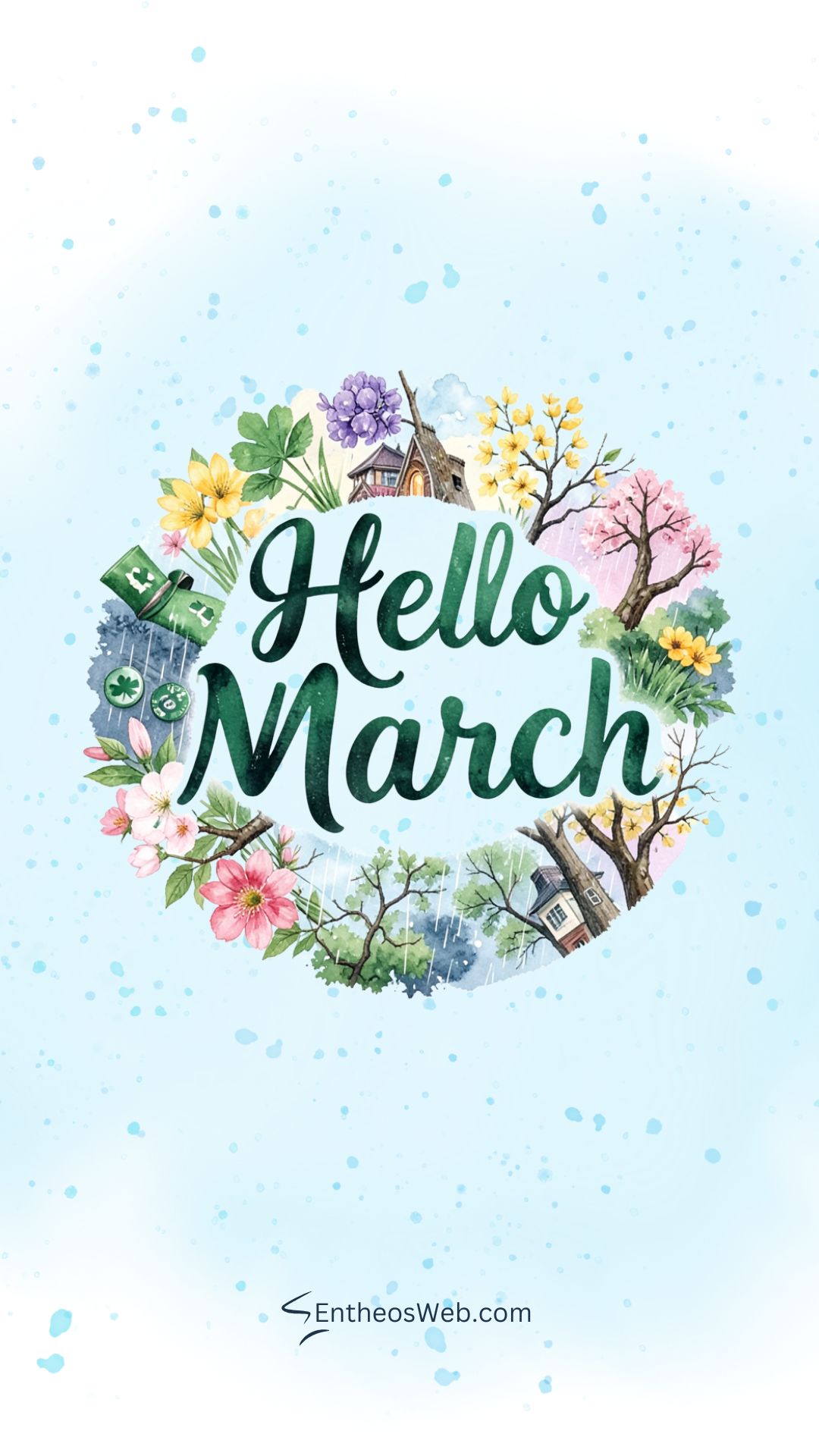 Hello march spring flowers phone wallpaper | hello march images wallaper backgrounds facebook covers | entheosweb Hello march phone wallpaper