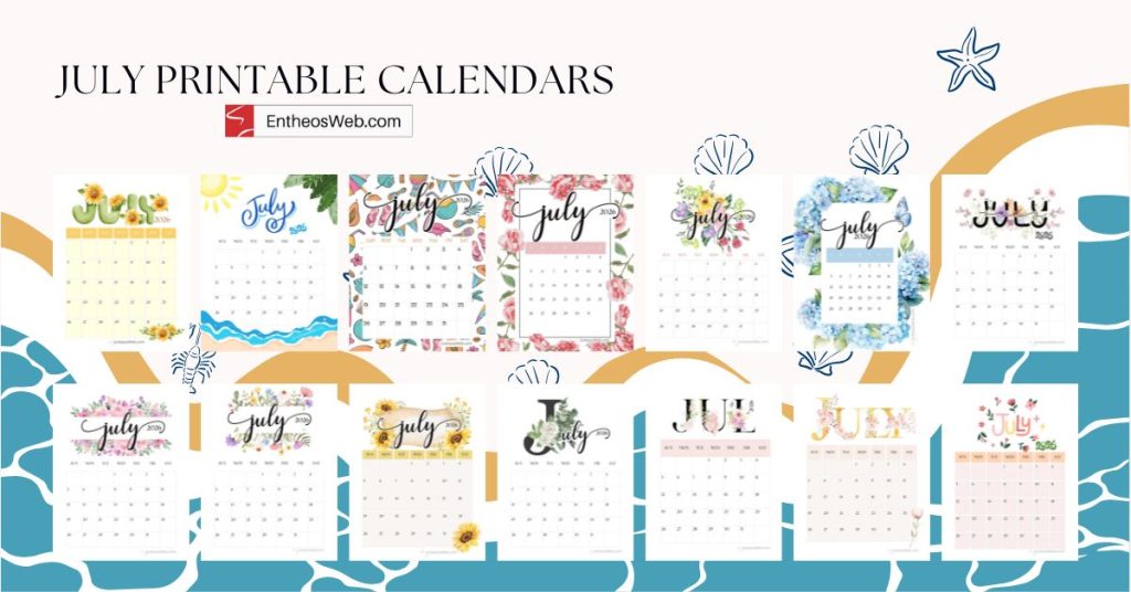 July 2026 printable calendar pin | july printable calendars | entheosweb July printable calendars