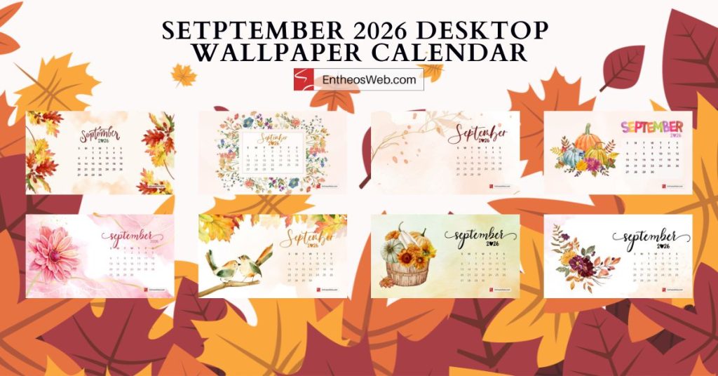 September 2026 desktop wallpaper calendar