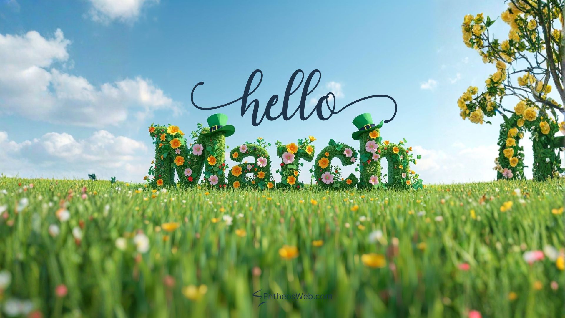 Welcome march 3d desktop wallpaper | hello march images wallaper backgrounds facebook covers | entheosweb Hello march desktop wallpaper