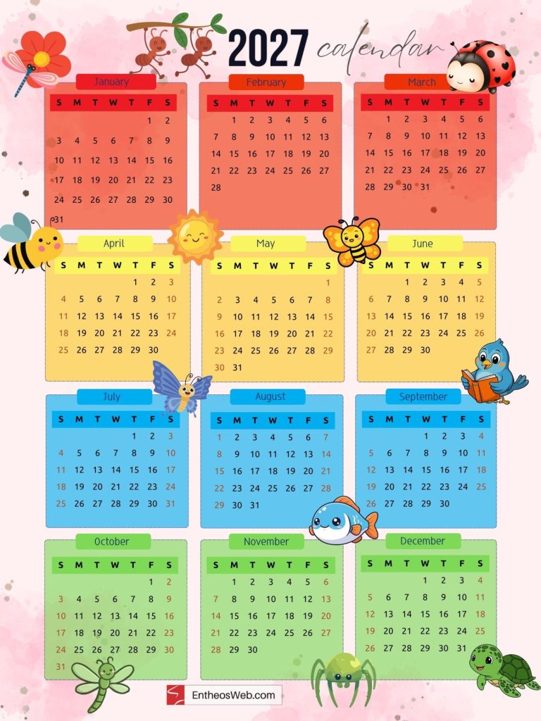 Colorful cute printable calendars 2027 by entheosweb | cute printable calendars 2027 | entheosweb Colorful cute printable calendars 2027 by entheosweb colorful cute printable calendars 2027 by entheosweb