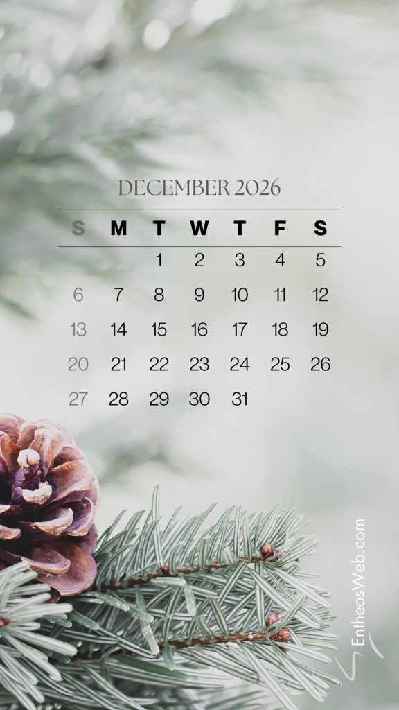 December 2026 Phone Wallpaper Backgrounds | EntheosWeb
