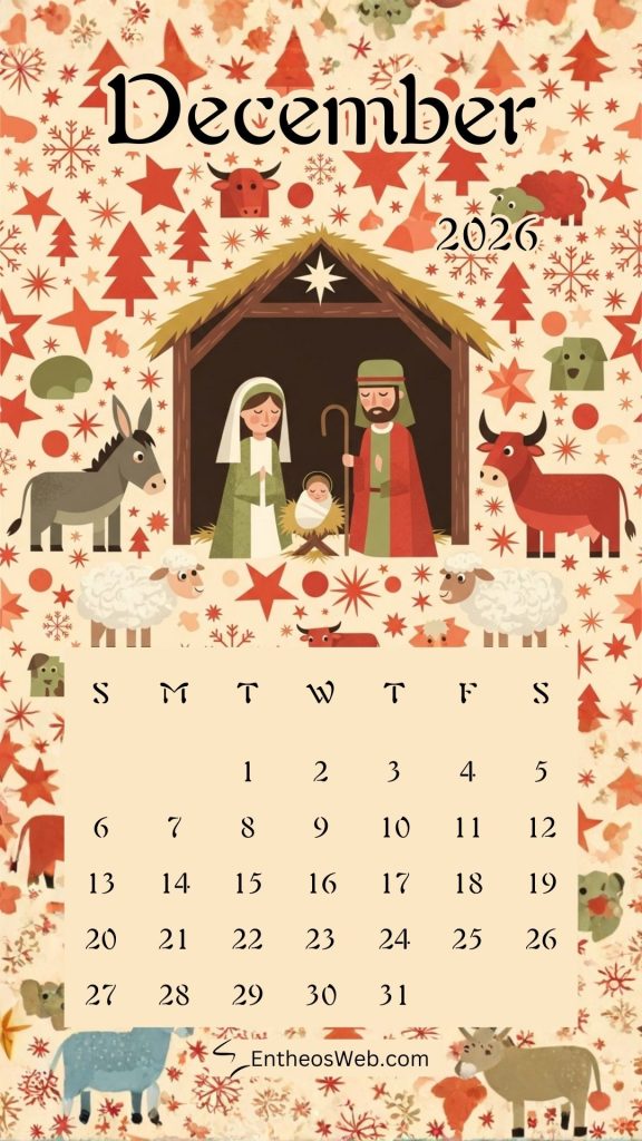 December 2026 Phone Wallpaper Backgrounds | EntheosWeb
