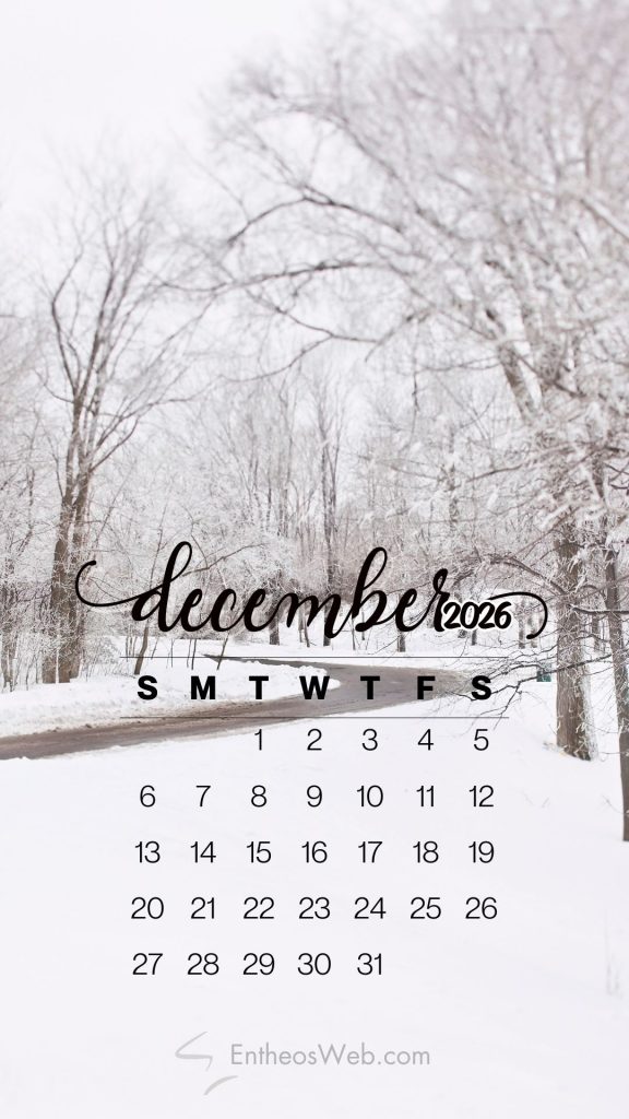 December 2026 Phone Wallpaper Backgrounds | EntheosWeb