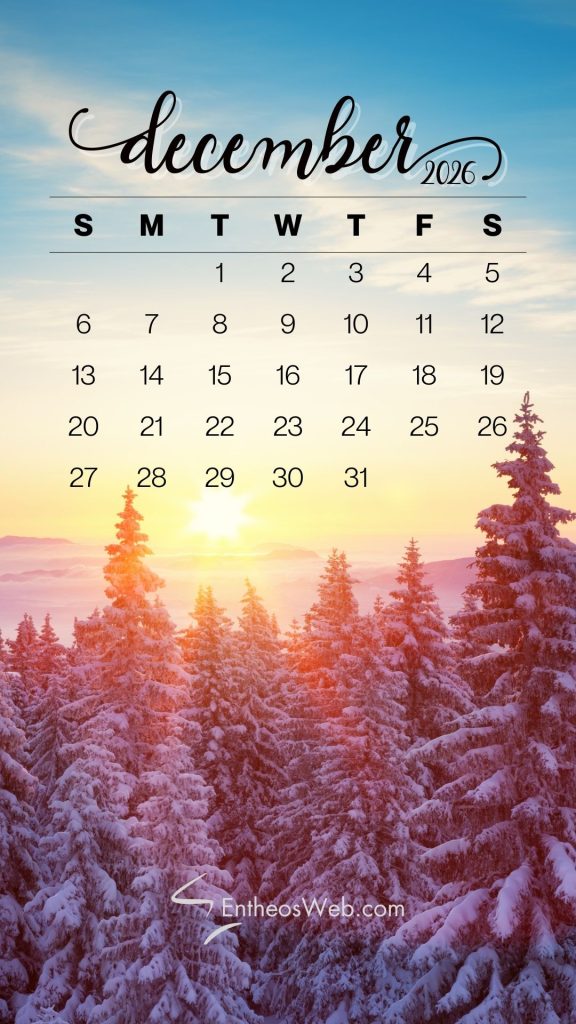 December 2026 Phone Wallpaper Backgrounds | EntheosWeb