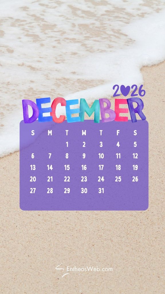 December 2026 Phone Wallpaper Backgrounds | EntheosWeb