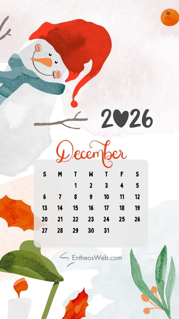 December 2026 Phone Wallpaper Backgrounds | EntheosWeb