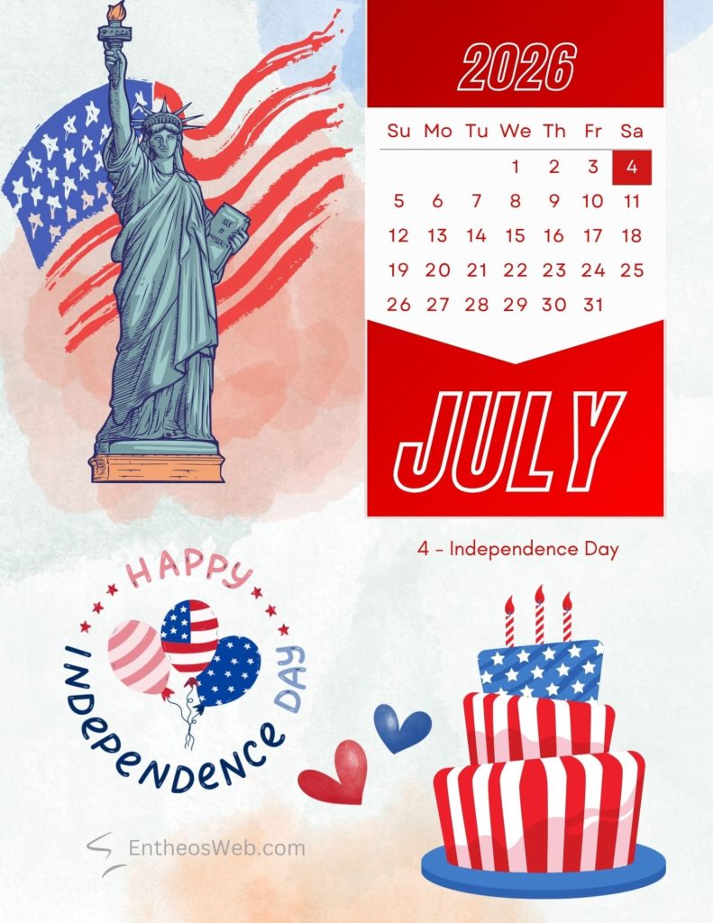 4th of july cake and statue of liberty calendar 4th of july cake and statue of liberty calendar by entheosweb