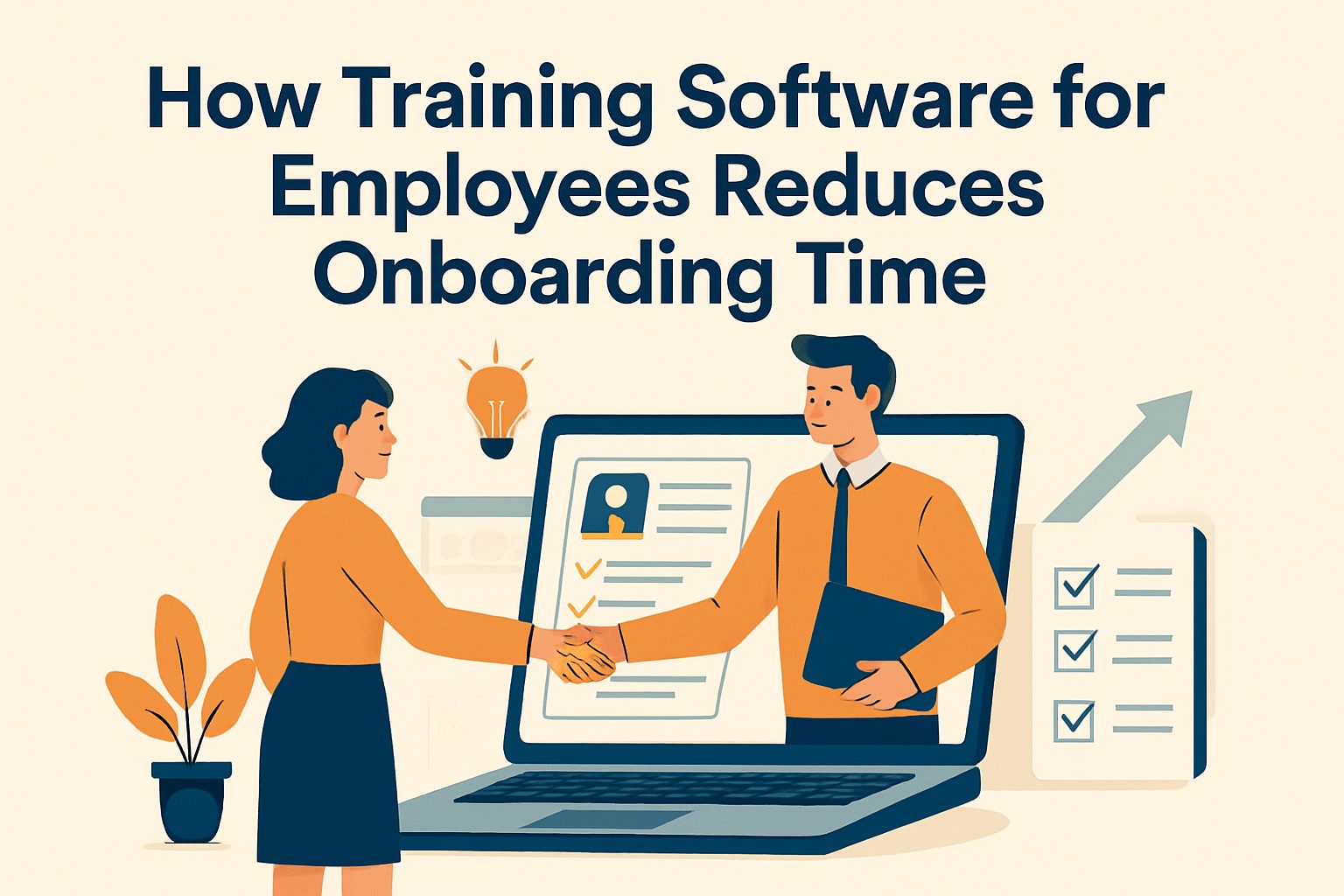 How Training Software for Employees Reduces Onboarding Time