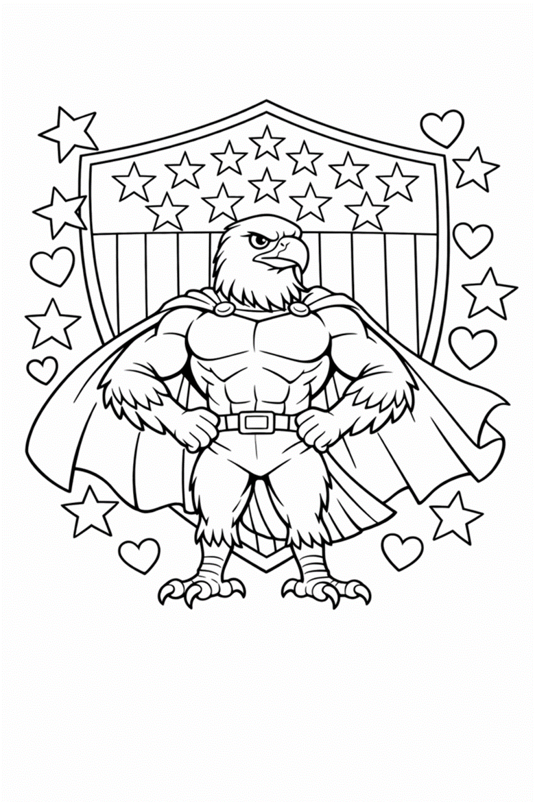 Image | free patriotic coloring pages for america 250 4th of july and classroom crafts | entheosweb Image