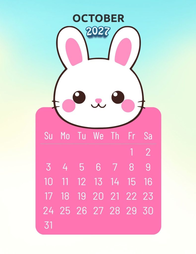 October 2027 adorable bunny animal monthly calendar | 2027 adorable animals monthly calendar | entheosweb October 2027 adorable bunny animal monthly calendar october 2027 adorable bunny animal monthly calendar