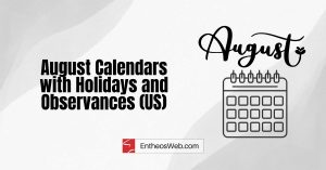 Printable august calendars with holidays  observances printable august calendars with holidays observances