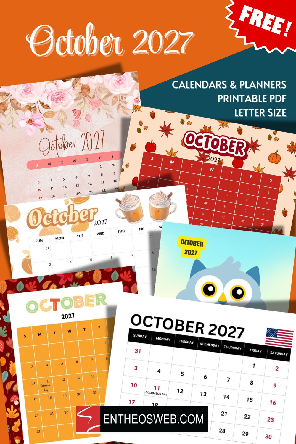 October 2027 calendars letter size printable pinterest pin | october 2027 calendars | entheosweb October 2027 calendars letter size printable october 2027 calendars letter size printable pinterest pin