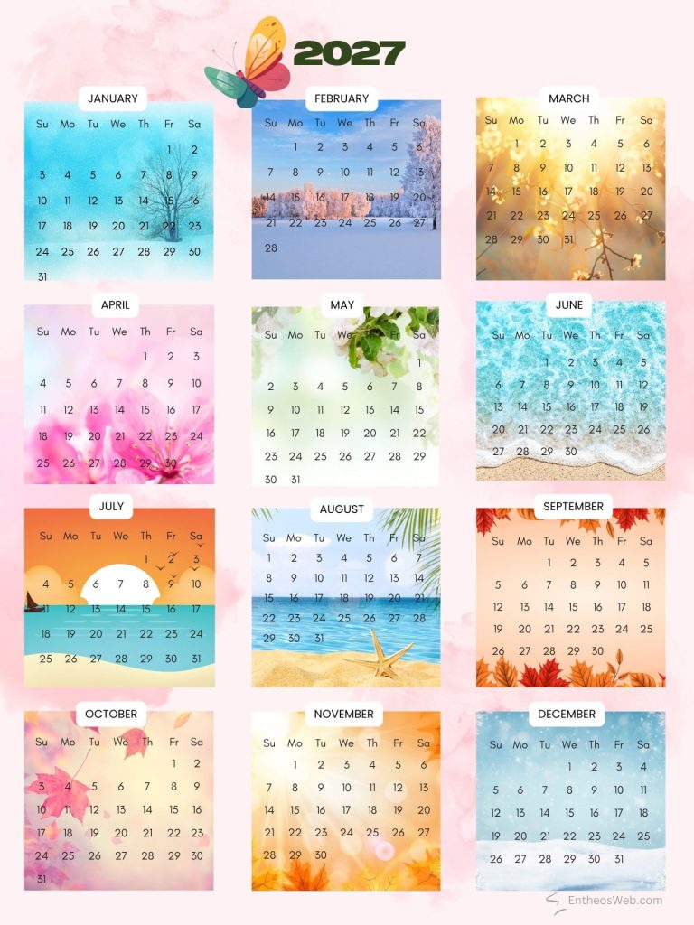Scenery free creative 2027 seasons printable calendars scenery free creative 2027 seasons printable calendars by entheosweb