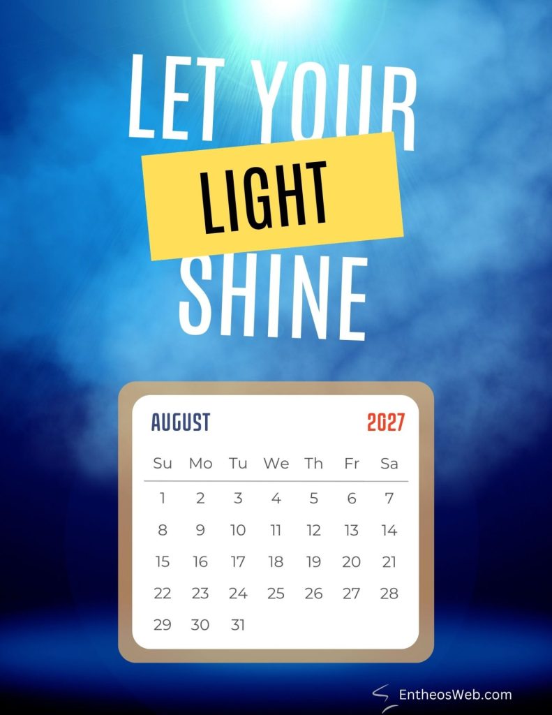 August free motivational 2027 monthly calendar printable by entheosweb | free motivational 2027 monthly calendar | entheosweb August free motivational 2027 monthly calendar printable august free motivational 2027 monthly calendar printable by entheosweb