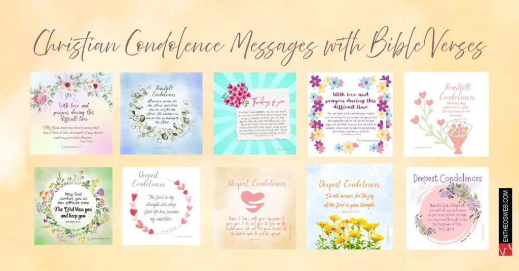 Christian condolence messages with bible verses | greetings wishes for special occasions events | entheosweb Christian condolence messages with bible verses christian condolence messages with bible verses