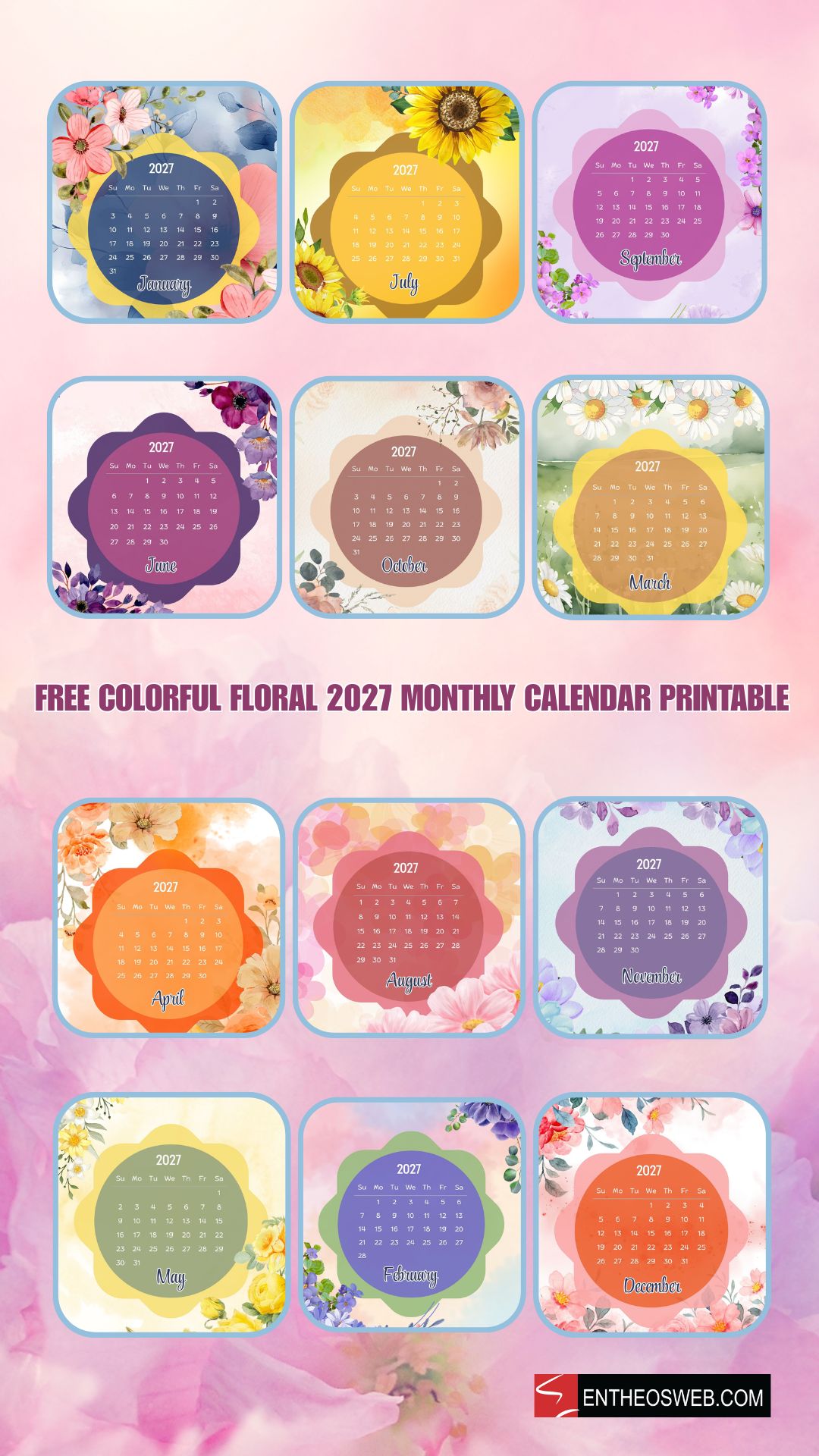 Free colorful floral 2027 monthly calendar printable pimage | free colorful floral 2027 monthly calendar printable | entheosweb Free colorful floral 2027 monthly calendar printable free colorful floral 2027 monthly calendar printable pimage