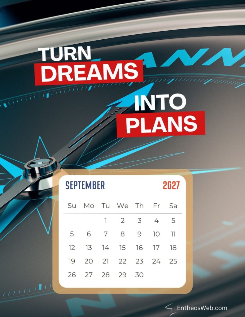 September free motivational 2027 monthly calendar printable by entheosweb | free motivational 2027 monthly calendar | entheosweb September free motivational 2027 monthly calendar printable september free motivational 2027 monthly calendar printable by entheosweb