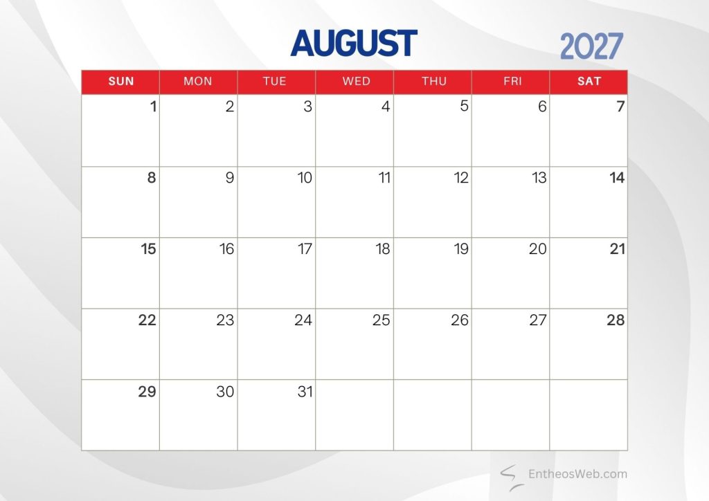 August 2027 printable calendar with holidays and observances august 2027 printable calendar with holidays and observances entheosweb