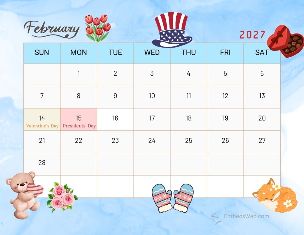 February winter seasonal thematic 2027 calendar february winter seasonal thematic 2027 calendar by entheosweb