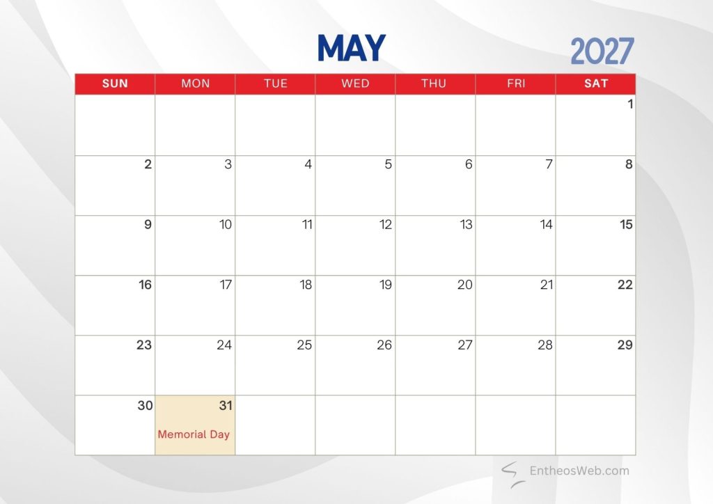 May 2027 printable calendar with holidays and observances may 2027 printable calendar with holidays and observances entheosweb