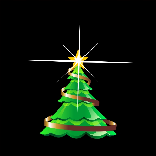 Learn how to create a Christmas Tree with Shining Star in Coreldraw